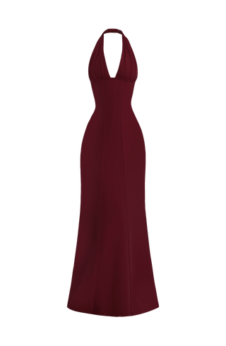 Adora Maxi Dress - Cherry Lacquer