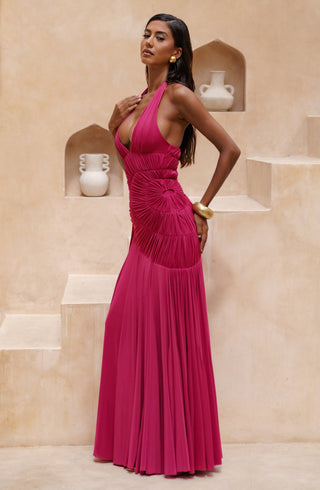 Cova Maxi Dress - Raspberry