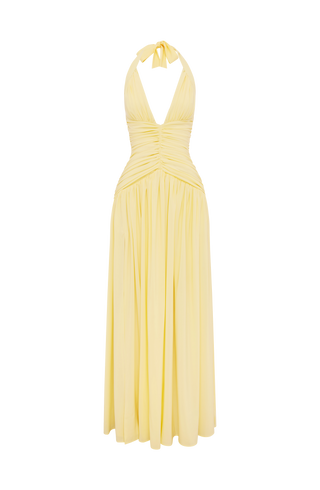 Amaris Maxi Dress - Lemon