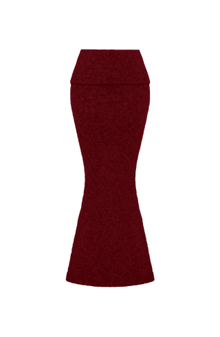 Andie Maxi Skirt - Burgundy