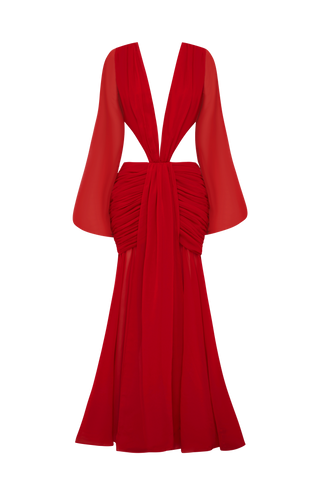 Andrina Maxi Dress - Red