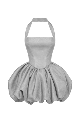 Araminta Mini Dress - Silver