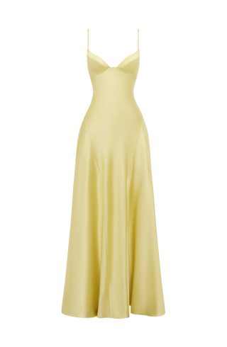 Asterin Maxi Dress - Lemon