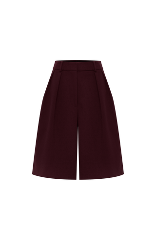 Ausra Bermuda Shorts - Plum