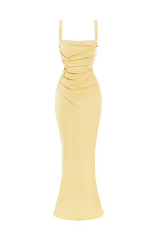 Calanthe Maxi Dress - Lemon