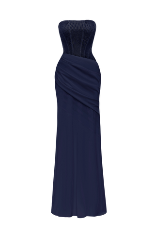 Celestia Maxi Dress - Navy
