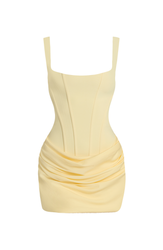 Cornelia Mini Dress - Lemon