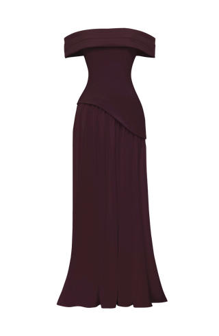 Delilah Maxi Dress - Plum