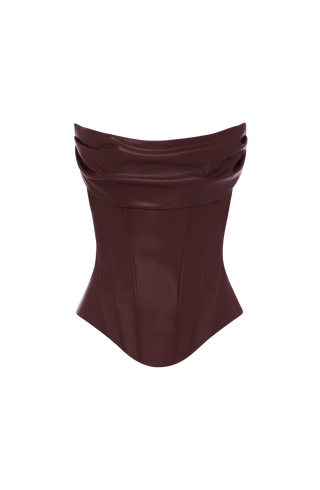 Elvina Corset - Burgundy