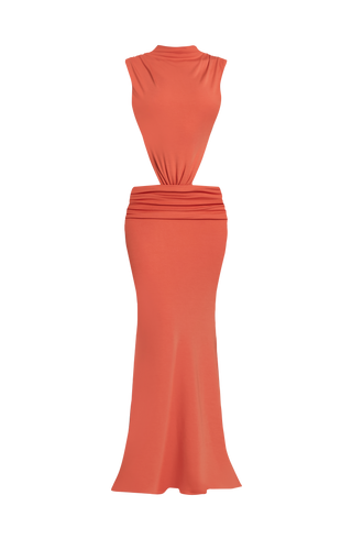 Fenella Maxi Dress - Burnt Orange