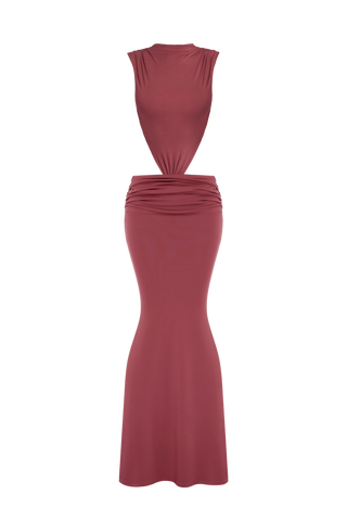 Fenella Maxi Dress - Rose Brown
