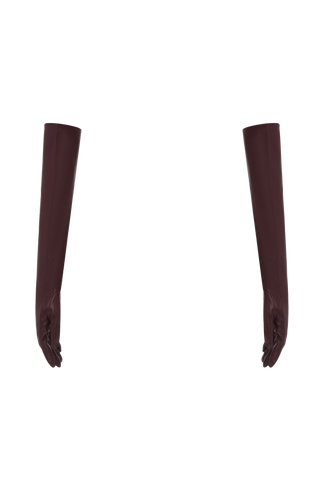 Frankie Gloves - Plum Brown