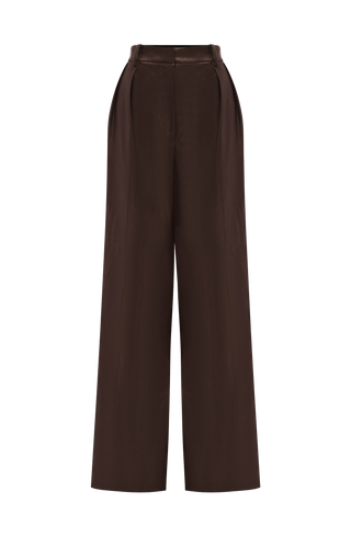 Glenda Pants - Plum Brown