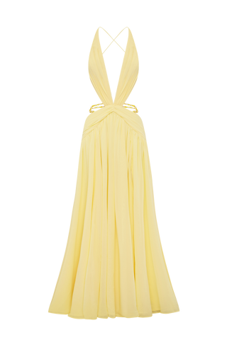 Indianna Maxi Dress - Lemon