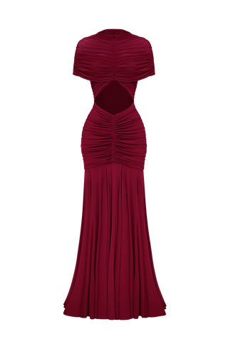 Jaya Maxi Dress - Burgundy