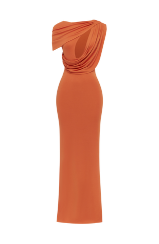 Kalina Maxi Dress - Burnt Orange