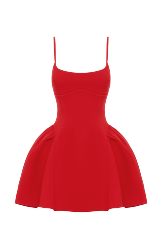Kiah Mini Dress - Red