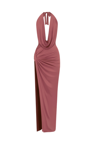 Kingsley Maxi Dress - Rose Brown