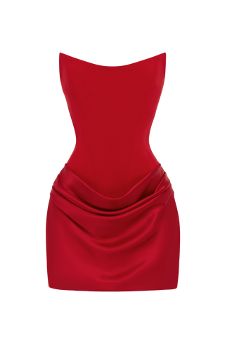 Maggie Mini Dress - Red