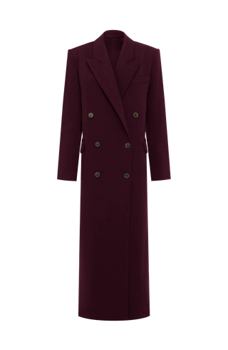 Michelle Coat - Plum