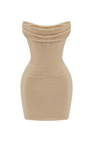 Mirabella Mini Dress - Gold