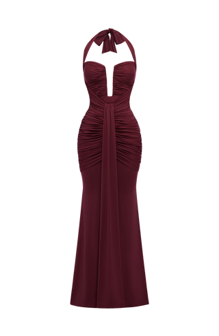 Morrigan Maxi Dress - Cherry Lacquer