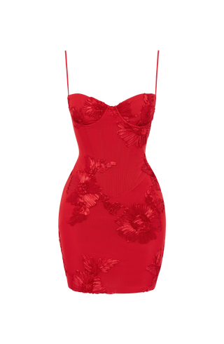 Nefertiti Mini Dress - Red