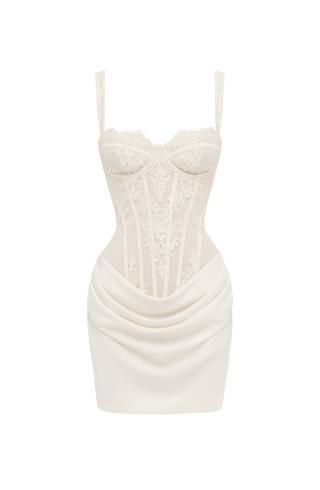 Nerina Mini Dress - Ivory