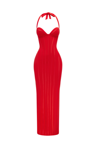 Nigella Maxi Dress - Red