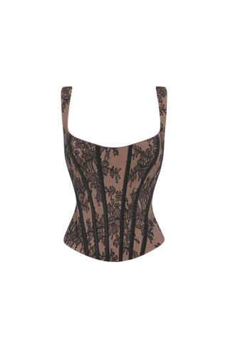 Nixie Corset - Black Lace