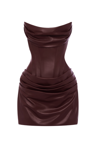 Palmer Mini Dress - Burgundy