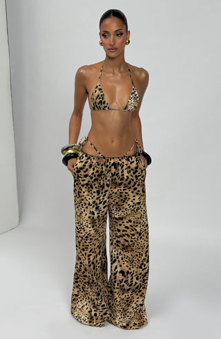 Soleil Pants - Leopard Print