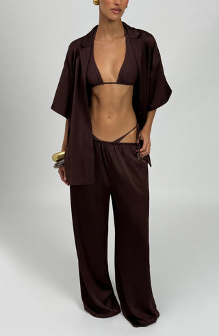 Soleil Shirt - Plum Brown