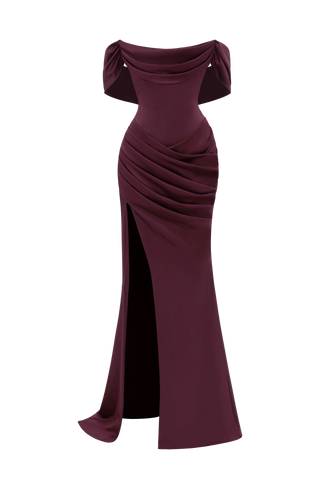 Riona Gown - Cherry Lacquer