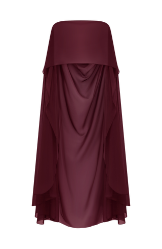 Romy Cape - Cherry Lacquer