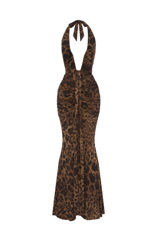Rosetta Maxi Dress - Leopard Print