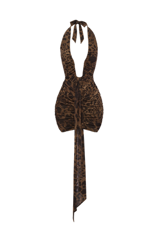 Rosetta Mini Dress - Leopard Print