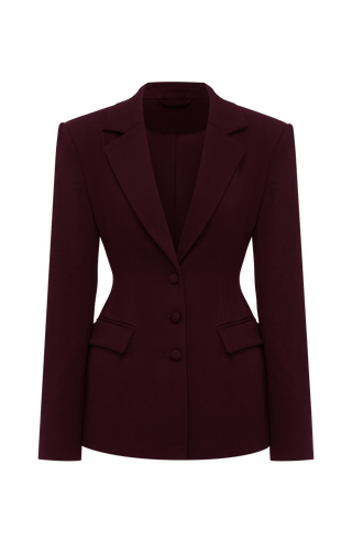 Rowena Blazer - Plum