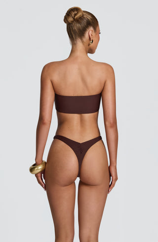 Nuala Bandeau - Plum Brown