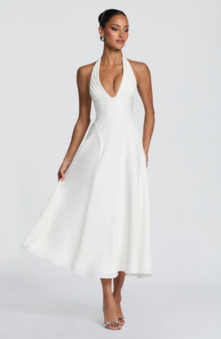 Hayden Midi Dress - Ivory