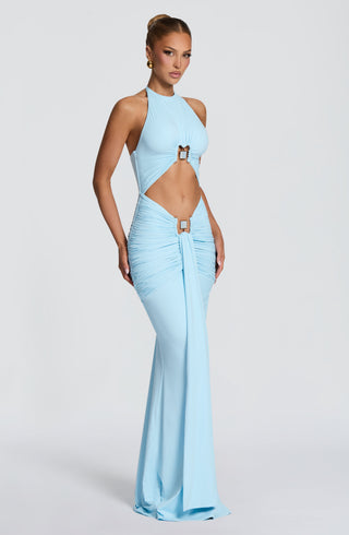 Aesha Maxi Dress - Sky Blue