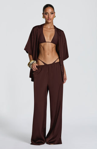 Soleil Pants - Plum Brown