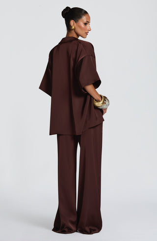 Soleil Shirt - Plum Brown