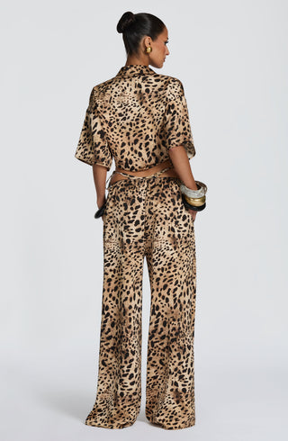 Soleil Pants - Leopard Print