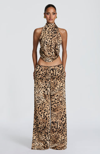 Hazel Top - Leopard Print