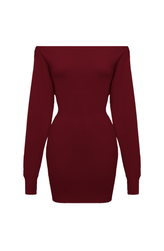 Sawyer Mini Dress - Burgundy