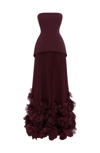 Seraphina Gown - Cherry Lacquer
