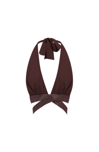 Sophie Bralette - Plum Brown