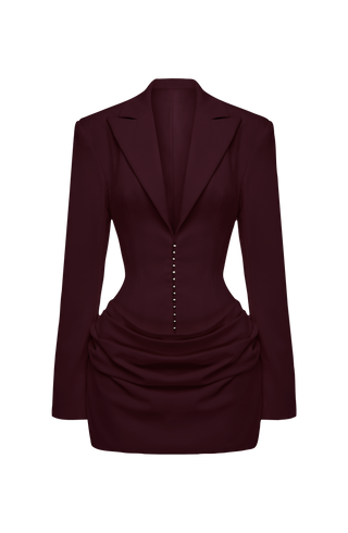 Susie Mini Dress - Plum