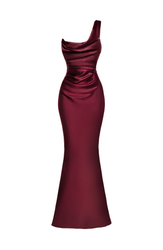 Thalassa Maxi Dress - Cherry Lacquer